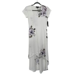 White International INC Company Women's Floral High Low Maxi Dress